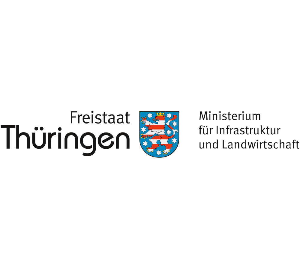 Logo des Ministeriums für Infrastruktur und Landwirtschaft des Freistaats Thüringen